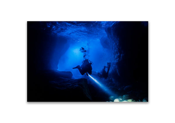 Cave diving - photo for sale