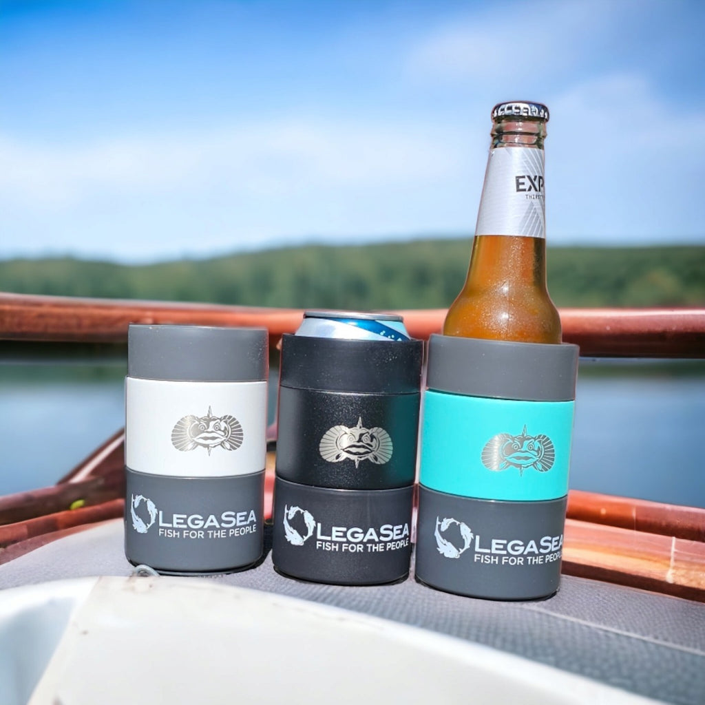 Save The Seagrass! Non-Tipping Can Cooler – Six and Main